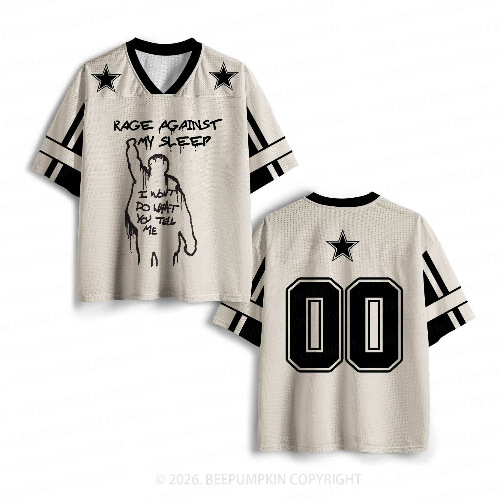 Personalized Rage Against My Sleep Toddler&Kid's Sport Jersey