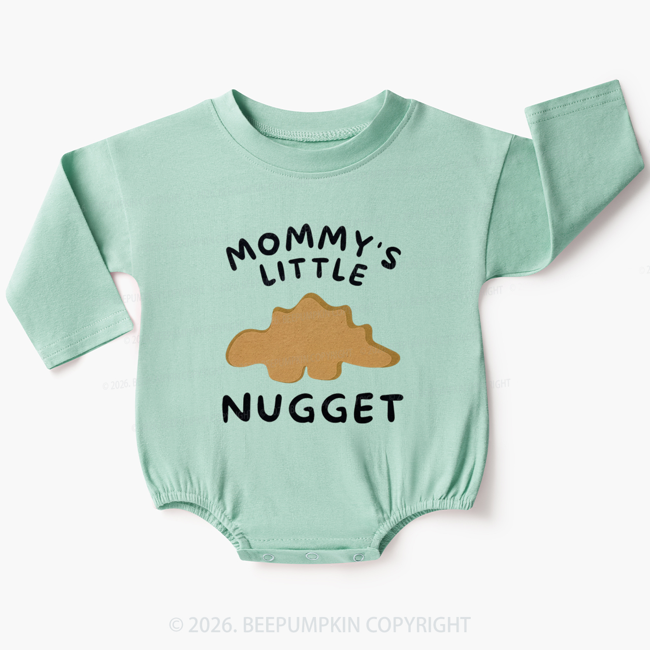 Mommy's Little Nugget Baby Bubble Romper