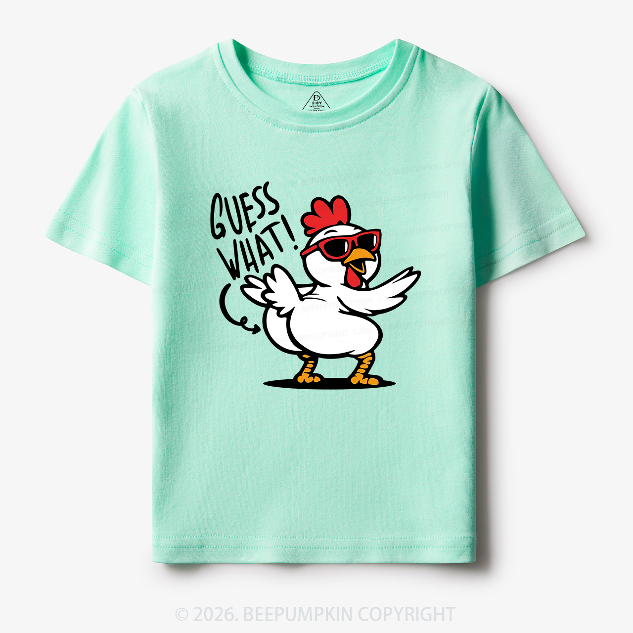 Funny Guess What Chicken Butt Toddler&Kid's Tees