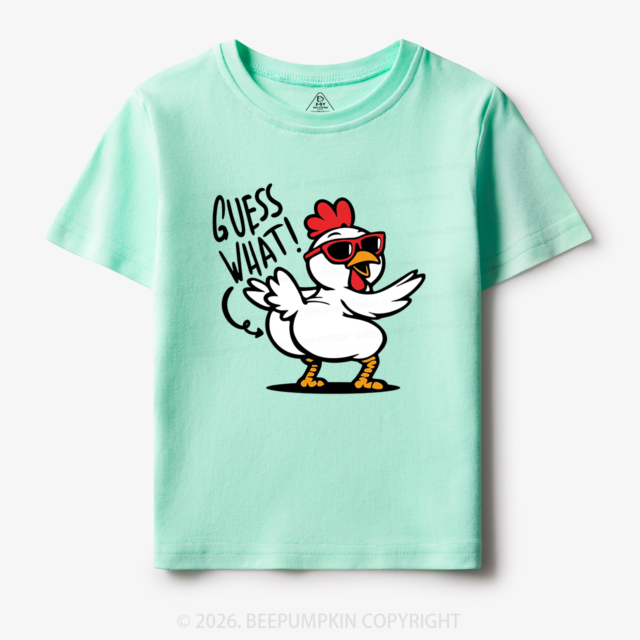 Funny Guess What Chicken Butt Toddler&Kid's Tees