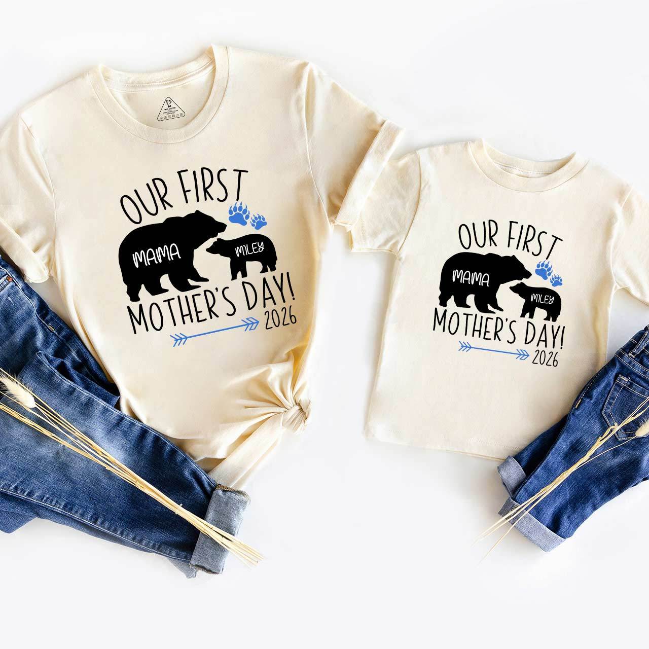 Baby Mom Bear Adult&Kids Shirt