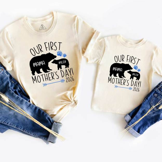 Baby Mom Bear Adult&Kids Shirt