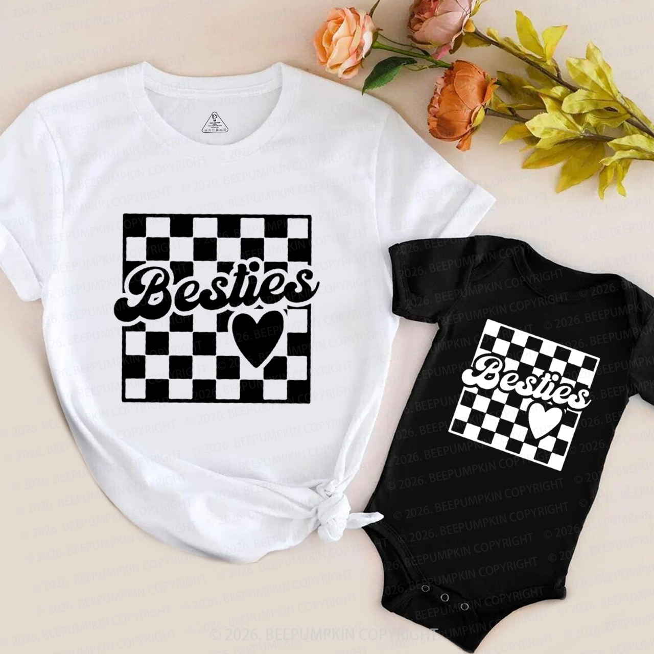 Mama Mini Besties Mom&Me Matching T-Shirts