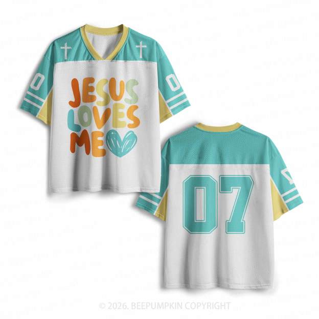 Jesus Love Me Toddler&Kid's Sport Jersey