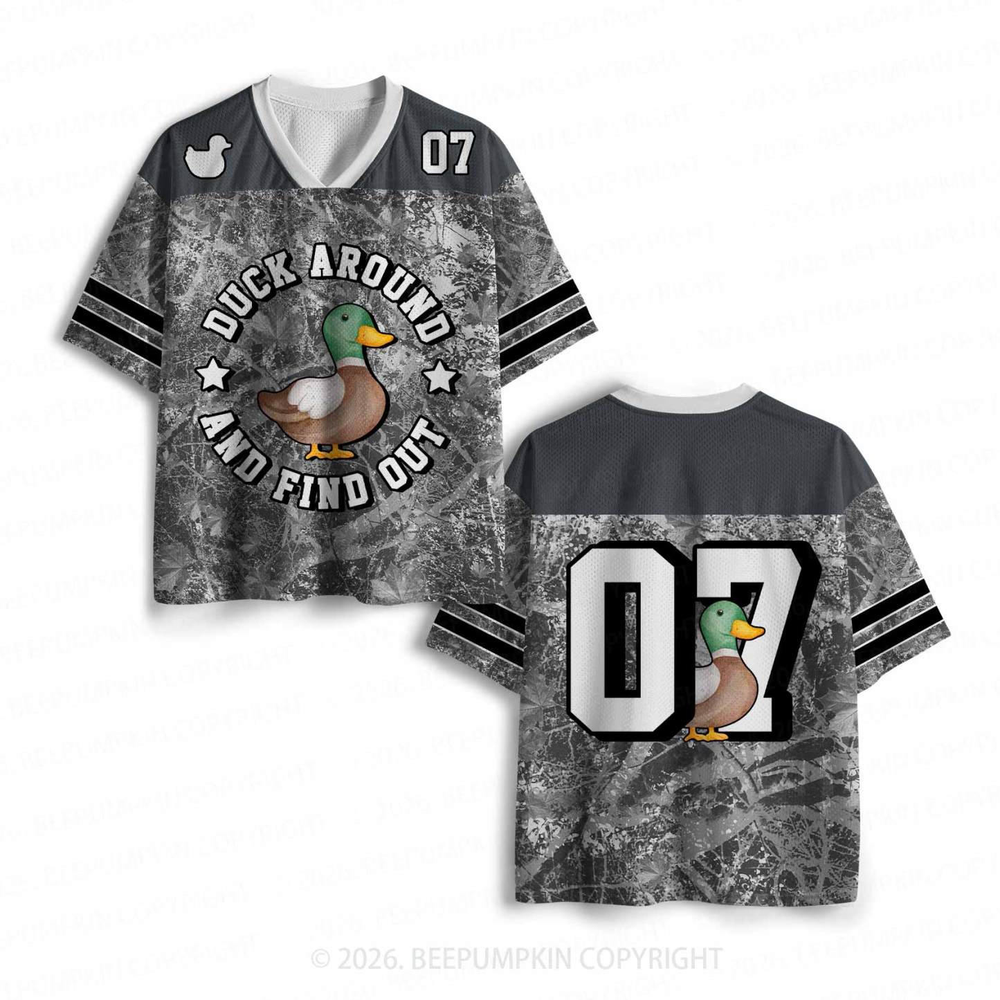 Duck Round And Round Out Toddler&Kid's Sport Jersey