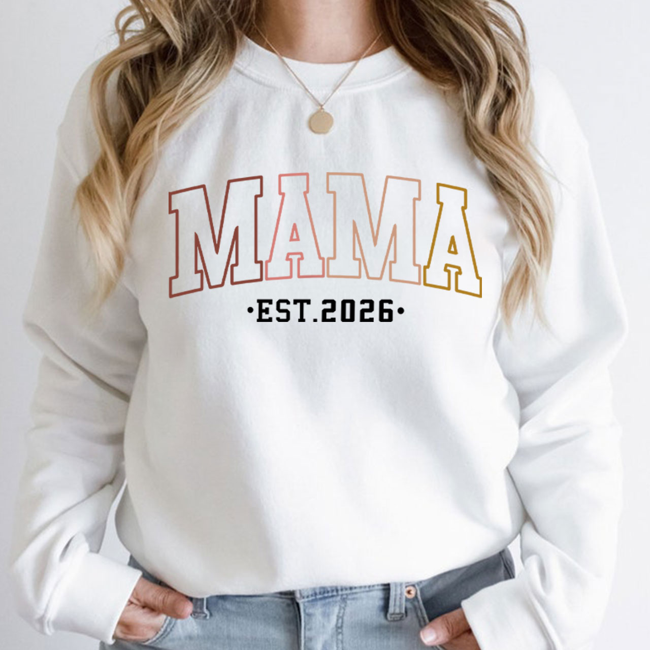 Personalized Mom Life Sweatshirt