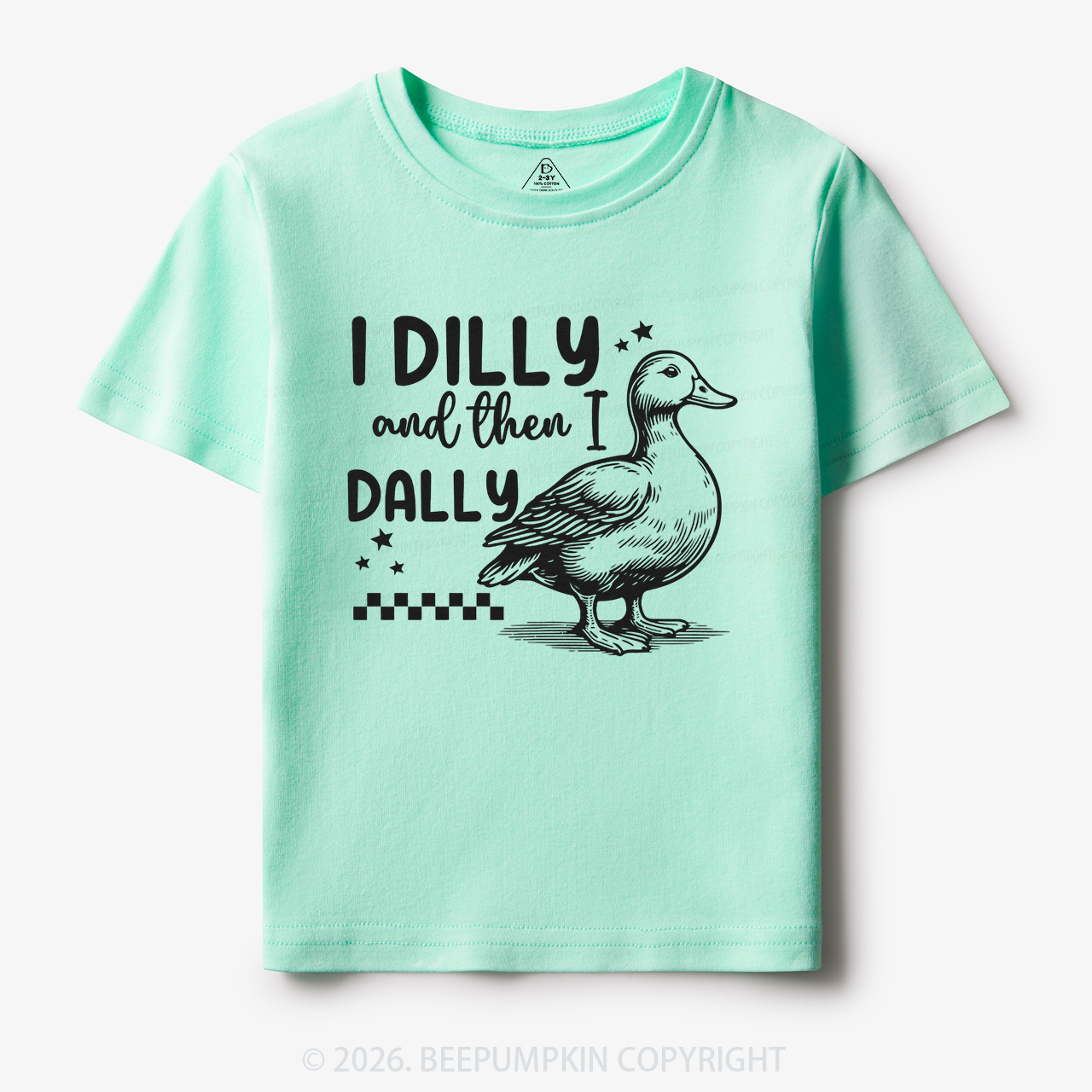 I Dilly And Then I Dally Silly Goose Toddler&Kid's Tees