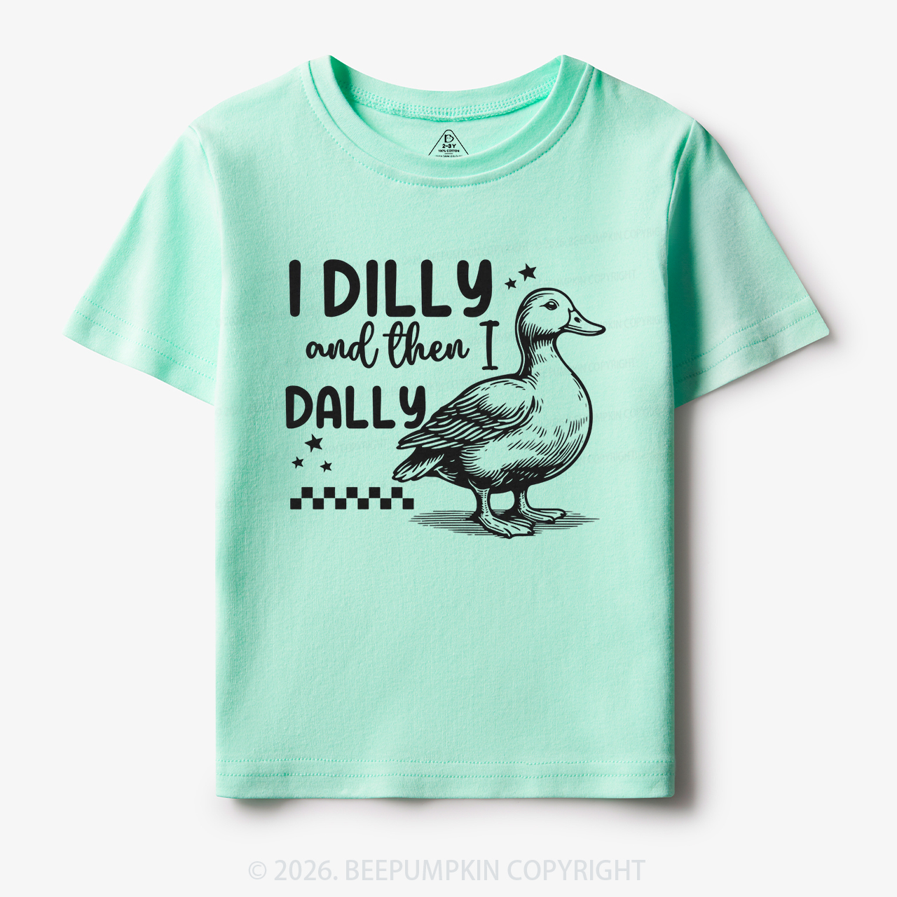 I Dilly And Then I Dally Silly Goose Toddler&Kid's Tees