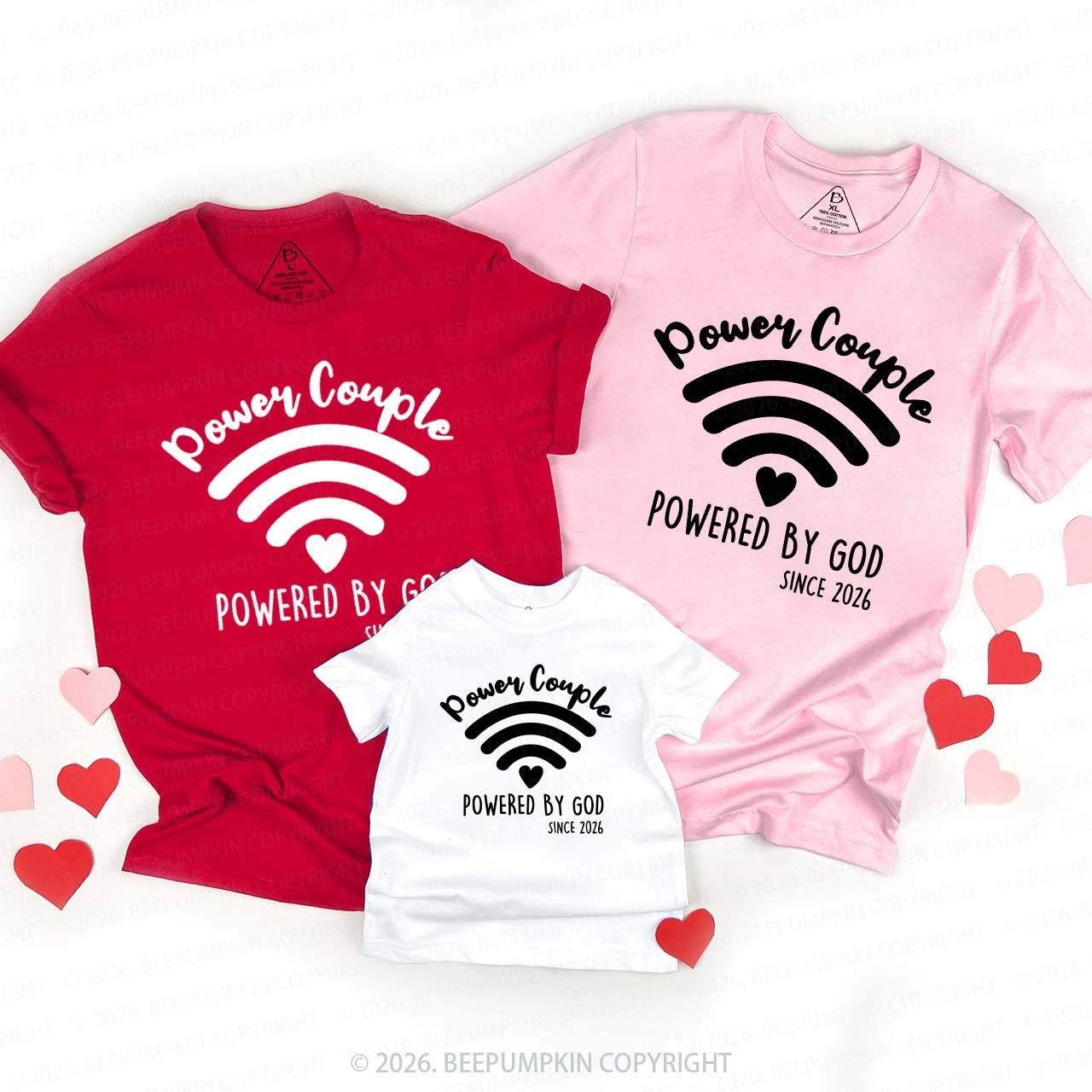 Power Couple Family Matching Shirts