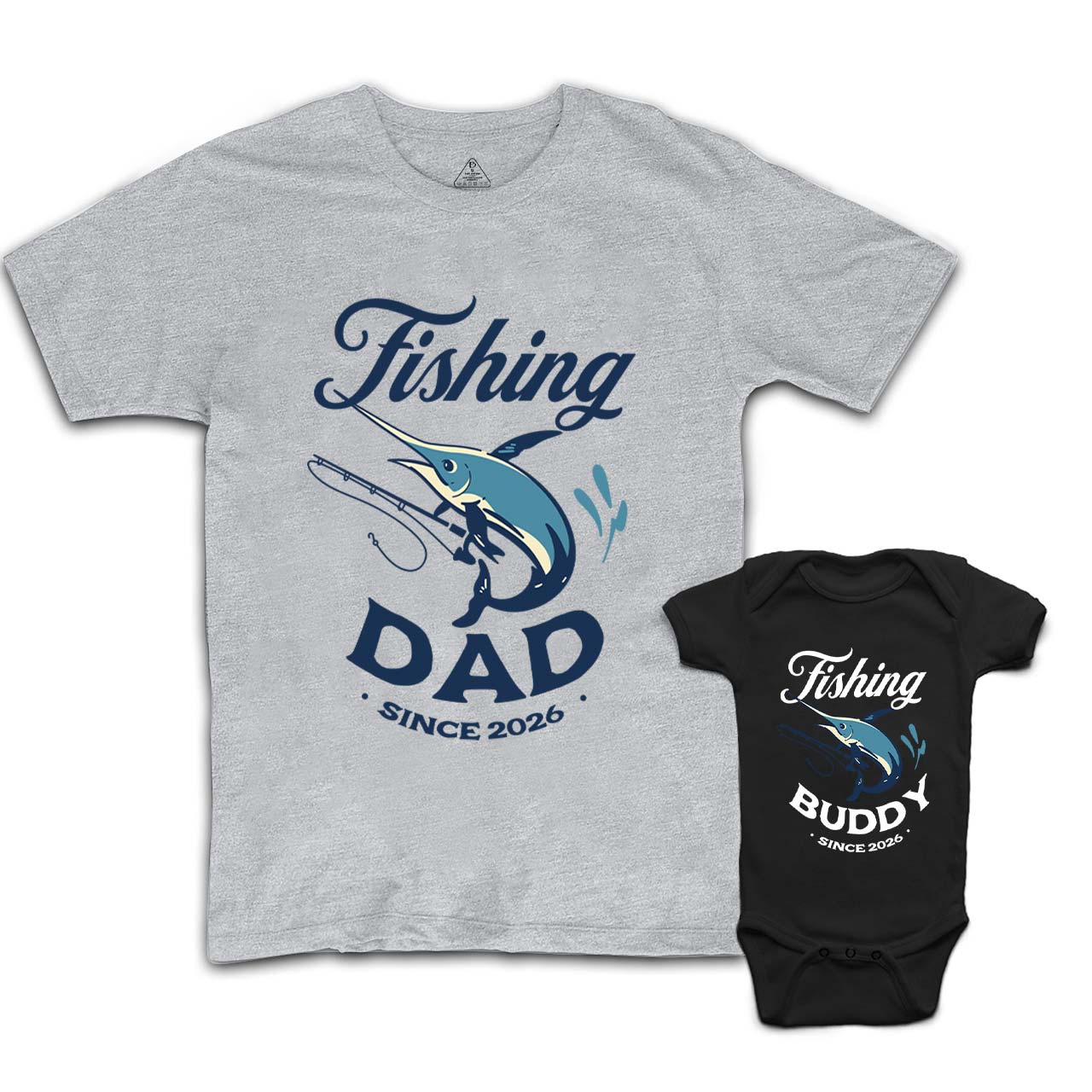 Personalized Fishing Dad&Me Matching Shirts