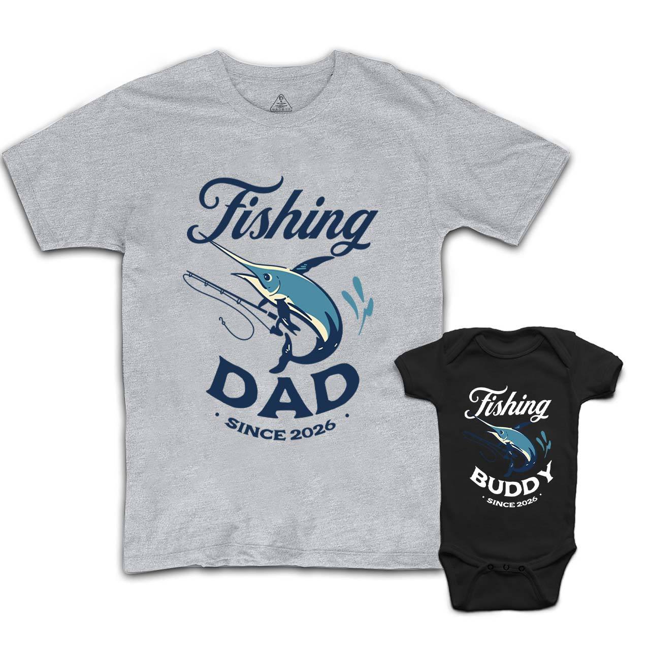 Personalized Fishing Dad&Me Matching Shirts