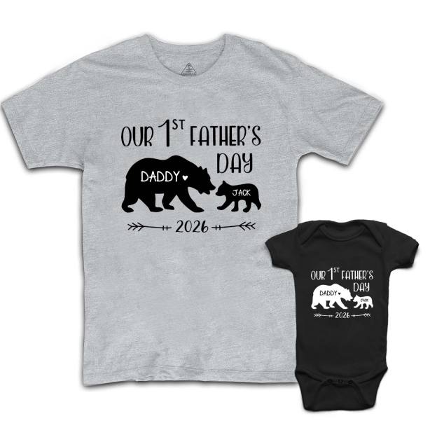 Daddy and Me 1st Dad and me Shirts