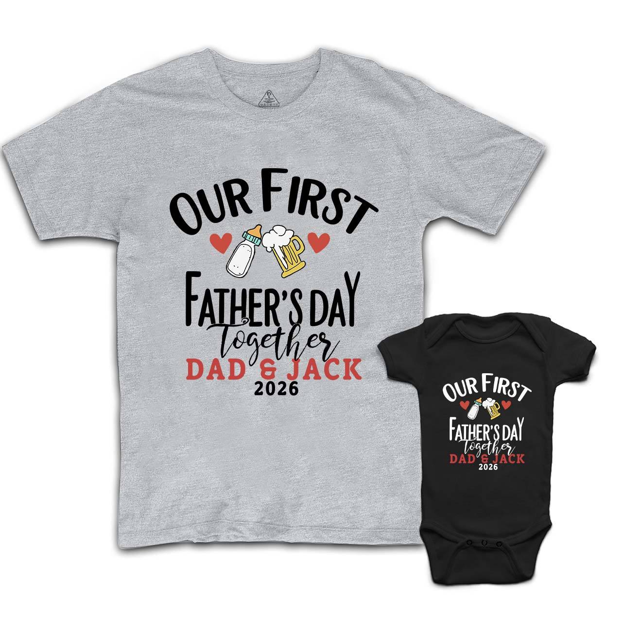Cheers Dad & Baby Matching Shirts
