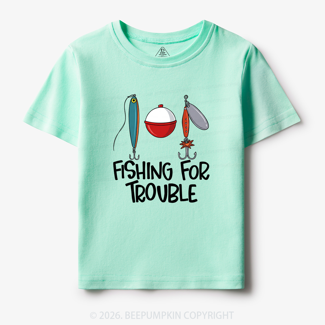 Fishing For Trouble Toddler&Kid's Tees