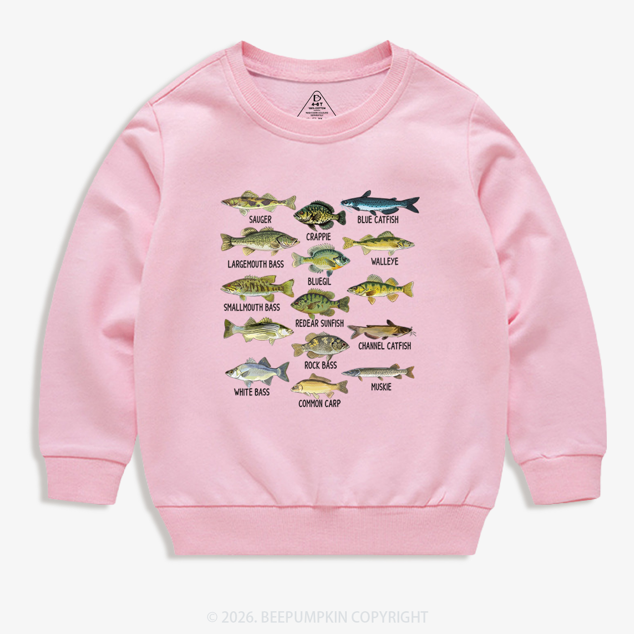 North American Fish Kid's Sweatshirt