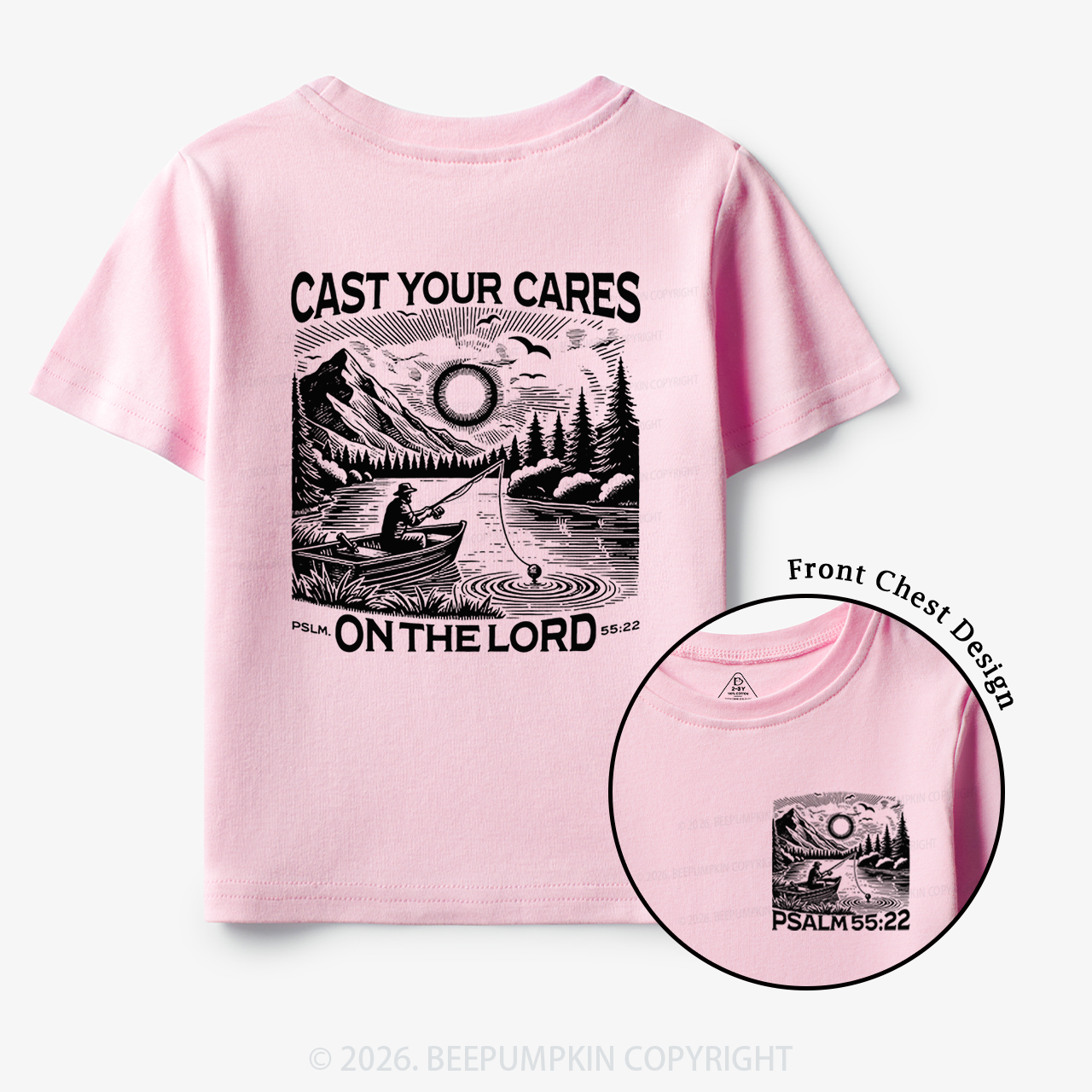 Cast Your Cares On The Lord Toddler&Kid's Tees