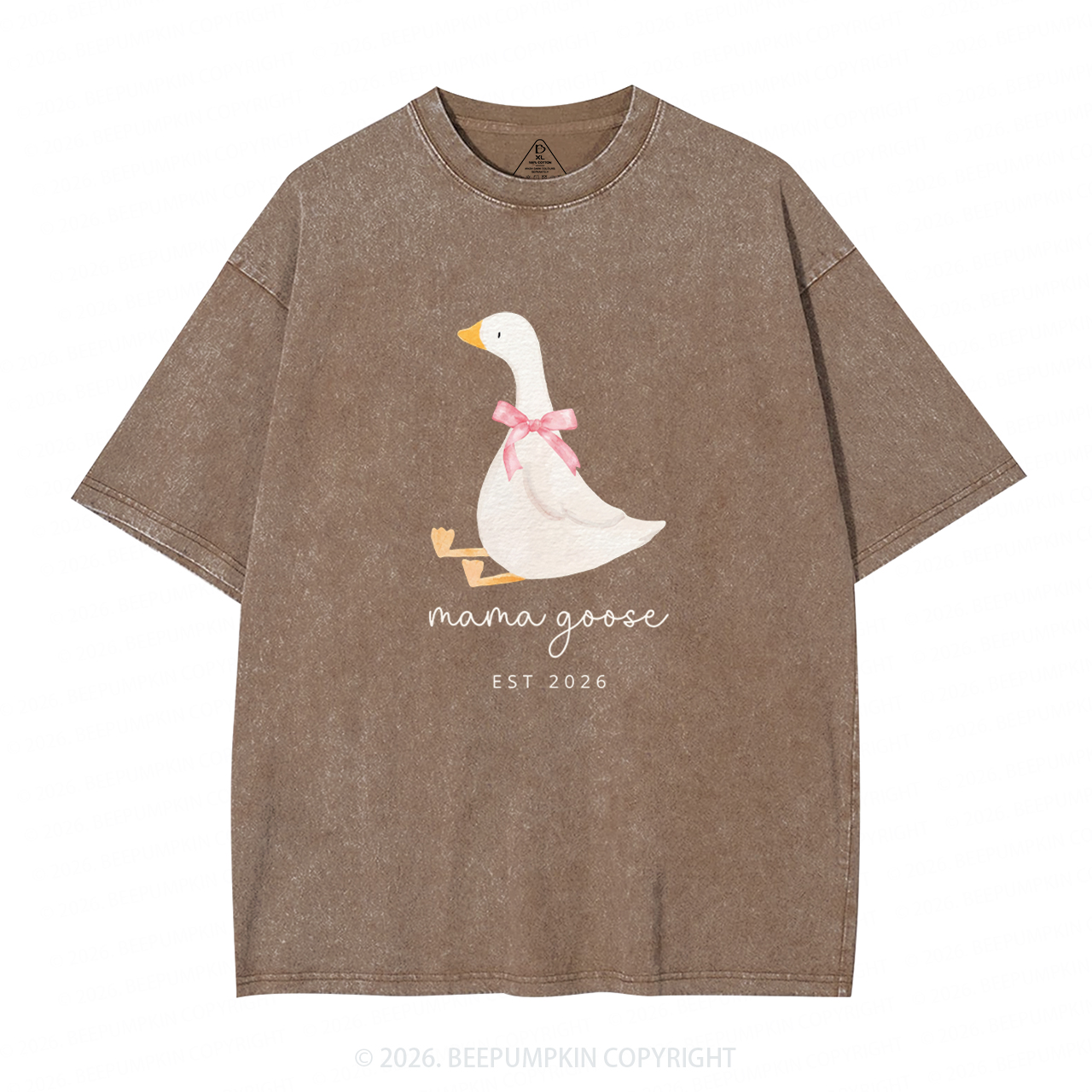Silly Goose Mother's Day Adult Washed T-Shirts