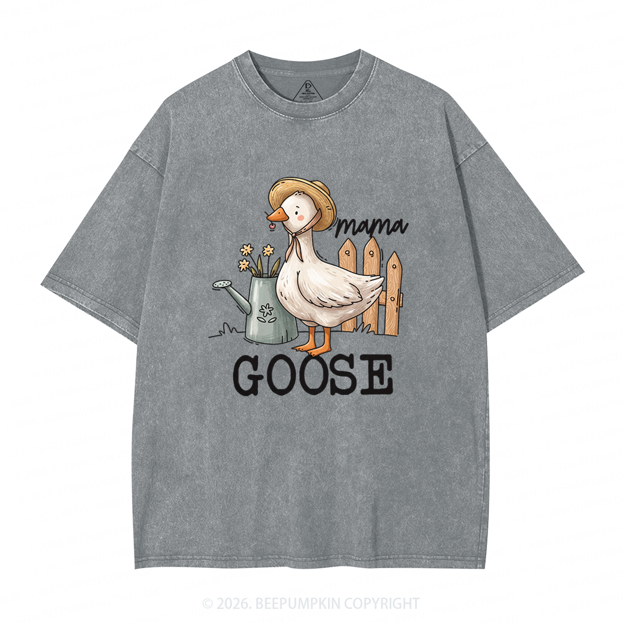 Mama Silly Goose Adult Washed T-Shirts