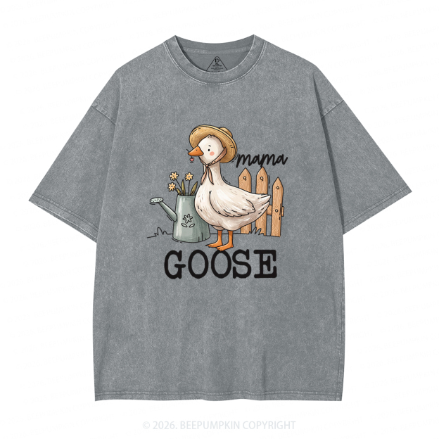 Mama Silly Goose Adult Washed T-Shirts