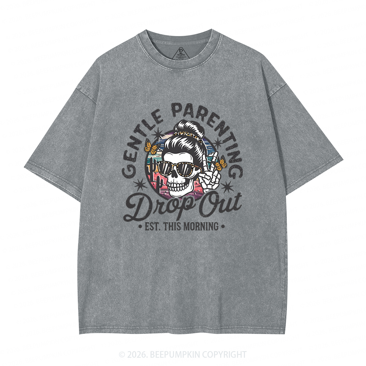 Gentle Parenting Drop Out Adult Washed T-Shirts