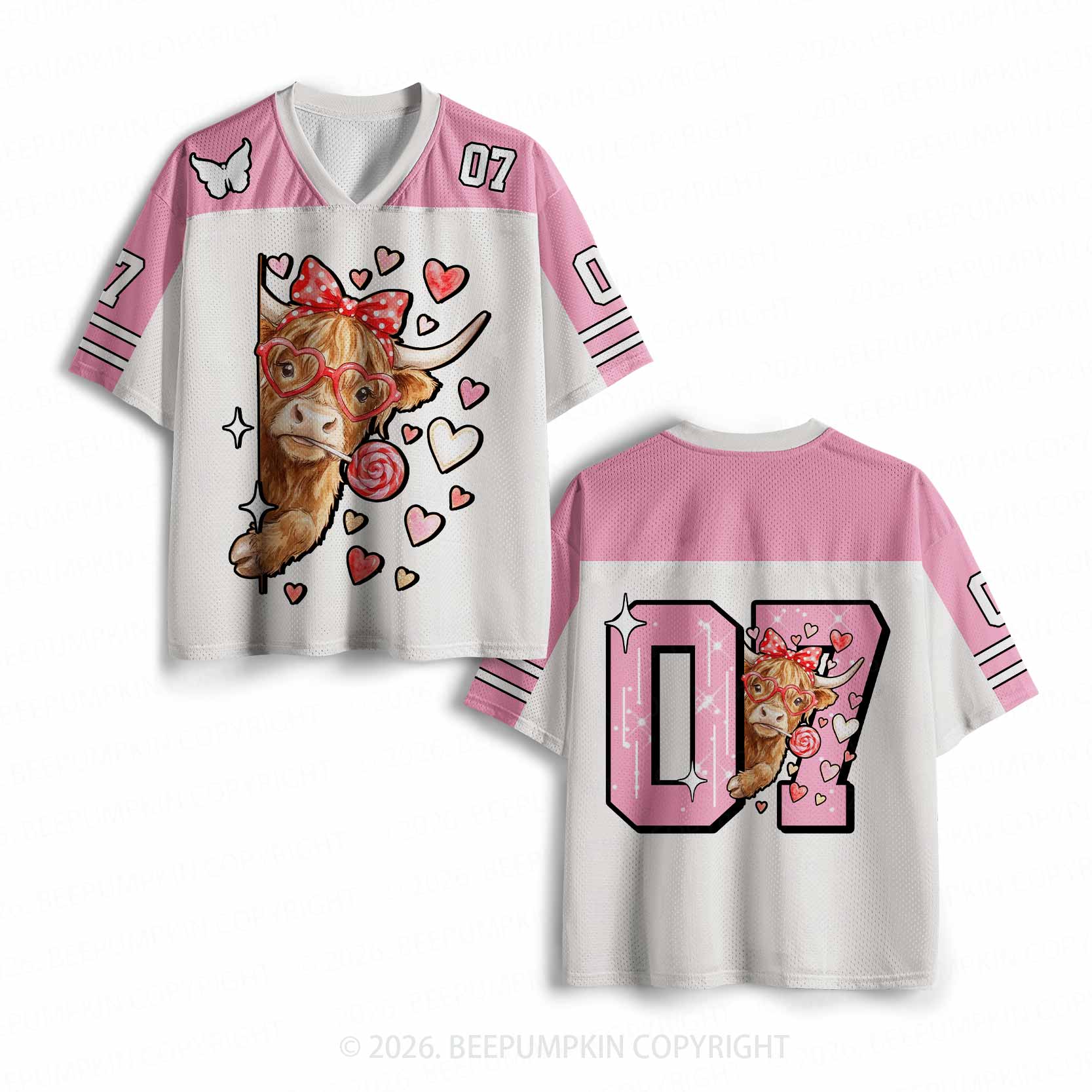 Highland Cow Toddler&Kid's Sport Jersey