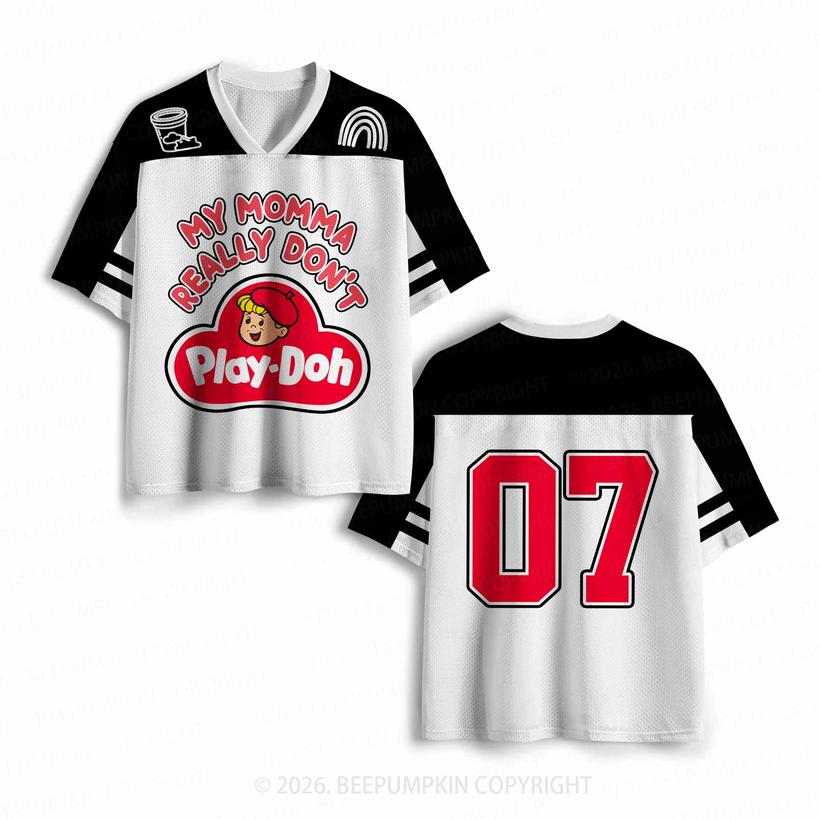 My Momma Really Don't Play-Doh Toddler&Kid's Sport Jersey