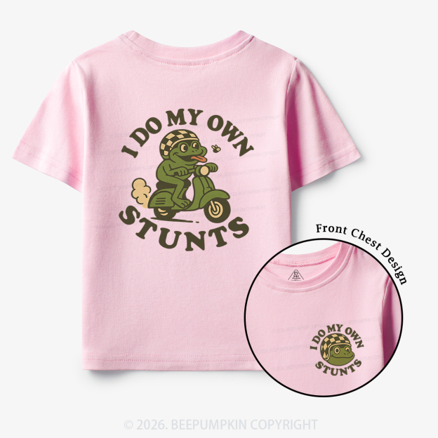 I Do My Own Stunts Frog Toddler&Kid's Tees