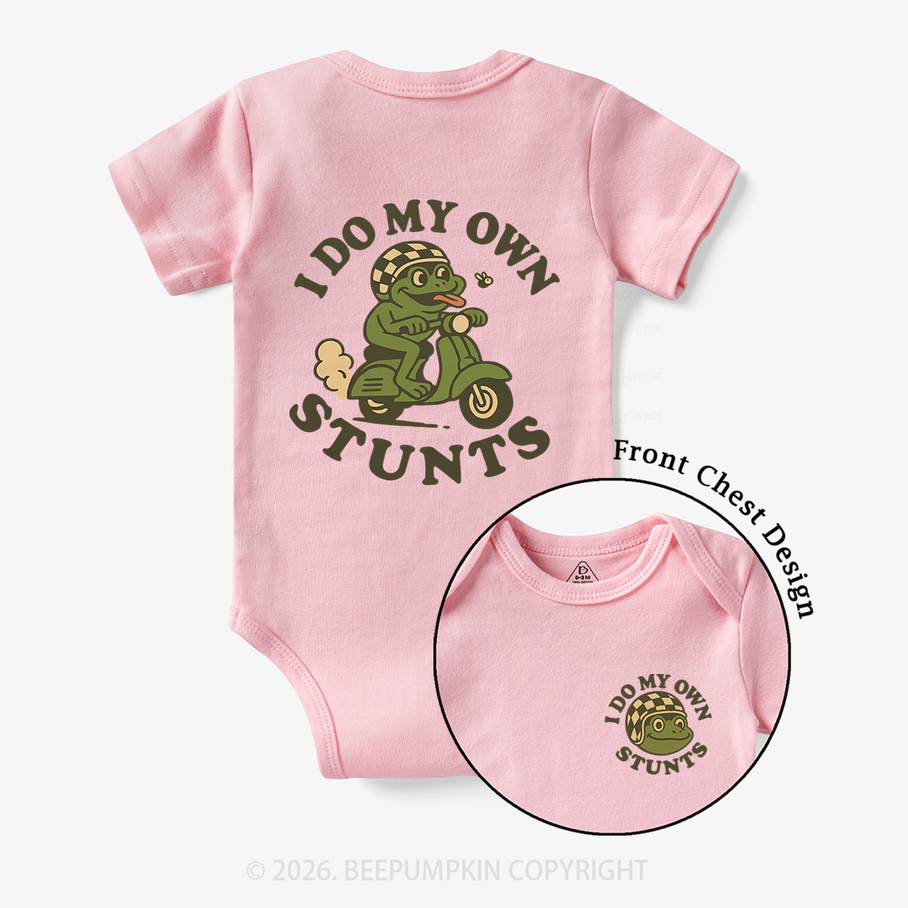 I Do My Own Stunts Frog Bodysuit