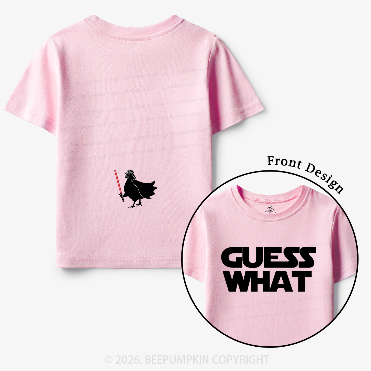 Galaxy Guess What Chicken Butt Toddler&Kid's Tees