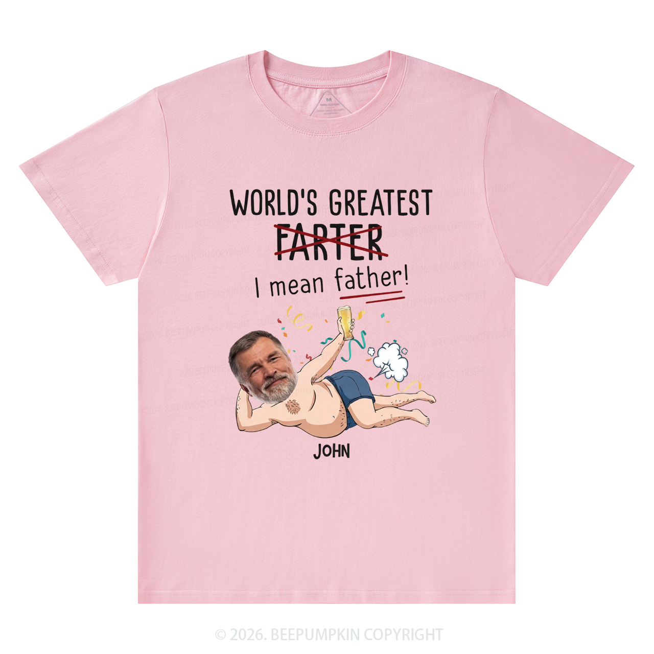 Personalized Photo Gift World's Greatest Farter T-Shirts