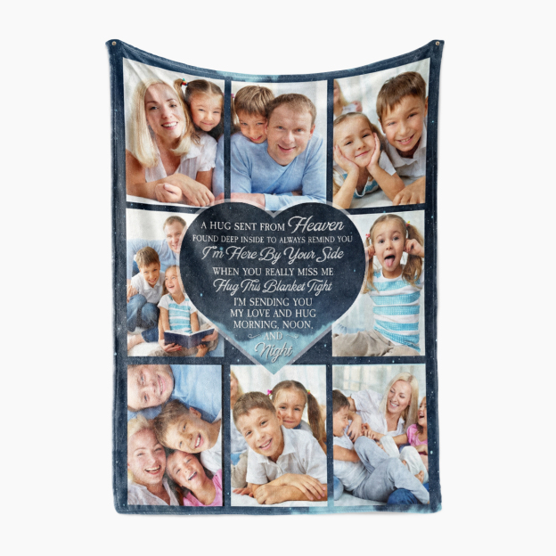 Personalized Human Memorial Fleece Blanket