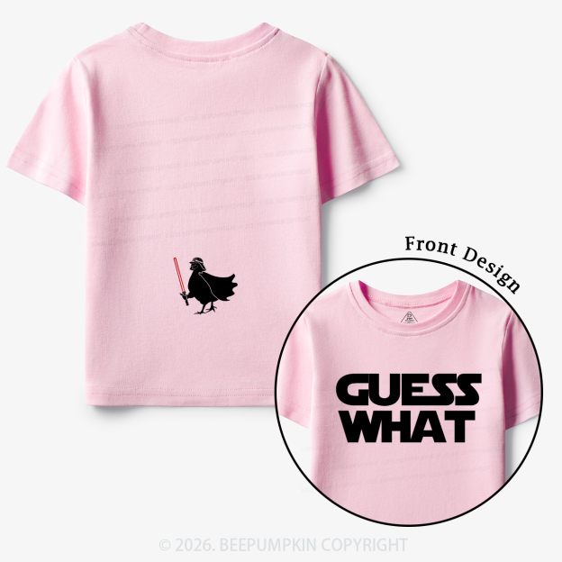 Galaxy Guess What Chicken Butt Toddler&Kid's Tees