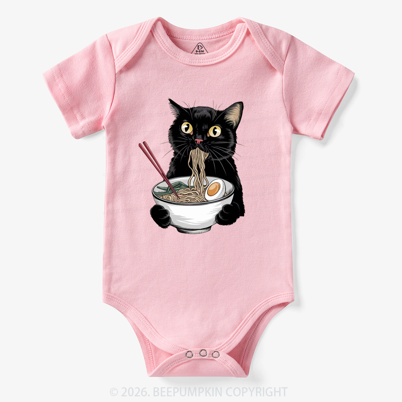 Ramen Black Cat Bodysuit