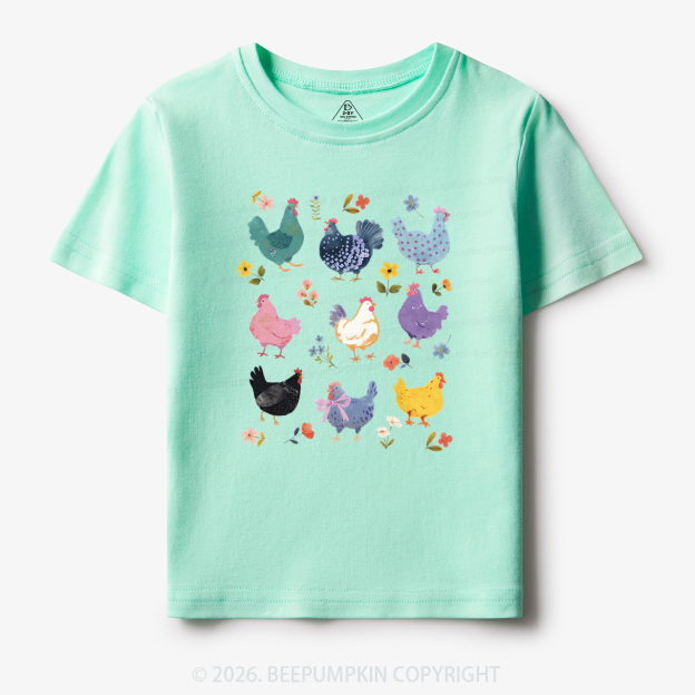 Funny Chicken Lovers Toddler&Kid's Tees