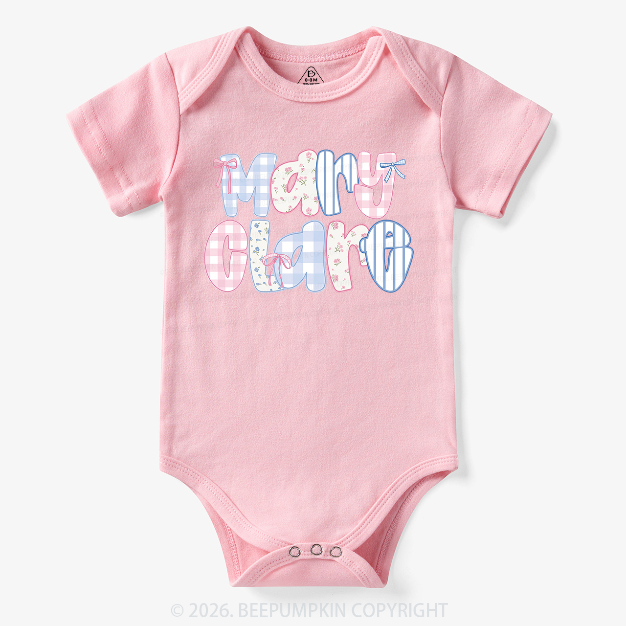 Personalized Name Candy Letters Bodysuit