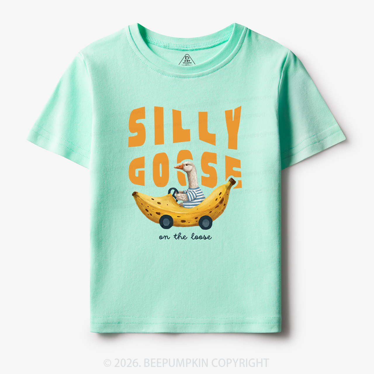 Silly Banana Goose On The Loose Funny Toddler&Kid's Tees