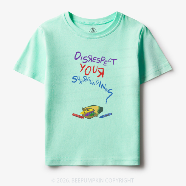 Punk Embrace Chaos Crayon Graffiti Toddler&Kid's Tees