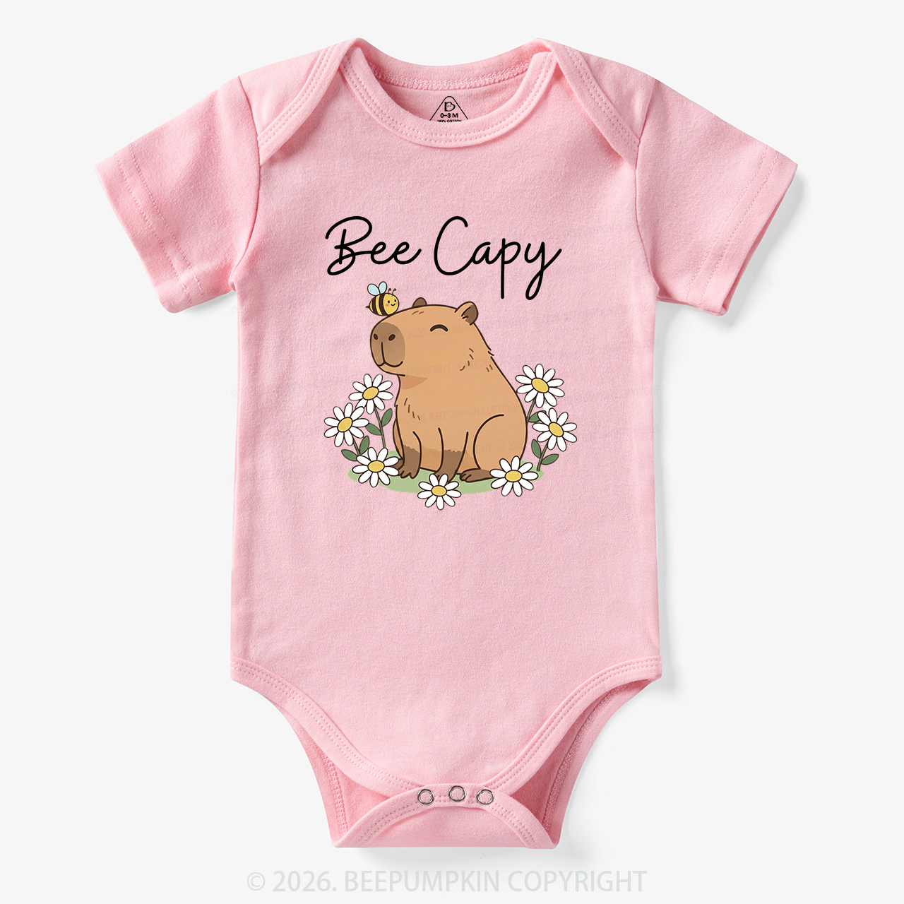 Bee Capy Capybara Bodysuit