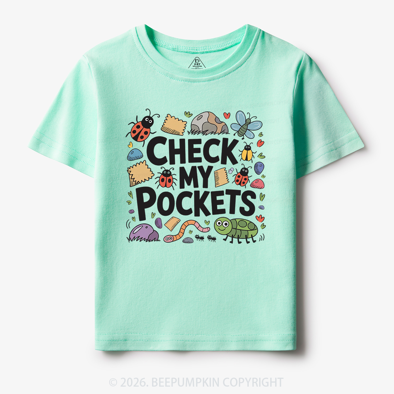 Check My Pockets Bug Lover Toddler&Kid's Tees