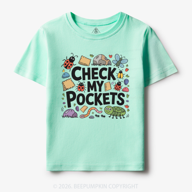 Check My Pockets Bug Lover Toddler&Kid's Tees