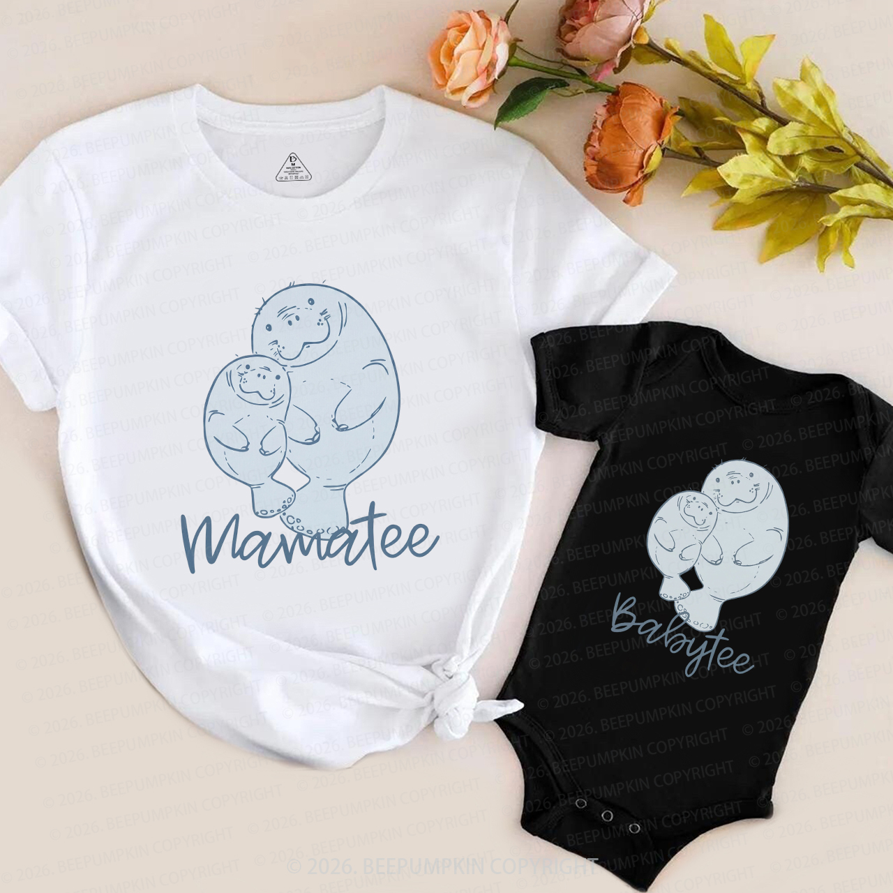 Mamatee And Babytee Mom&Me Matching T-Shirts