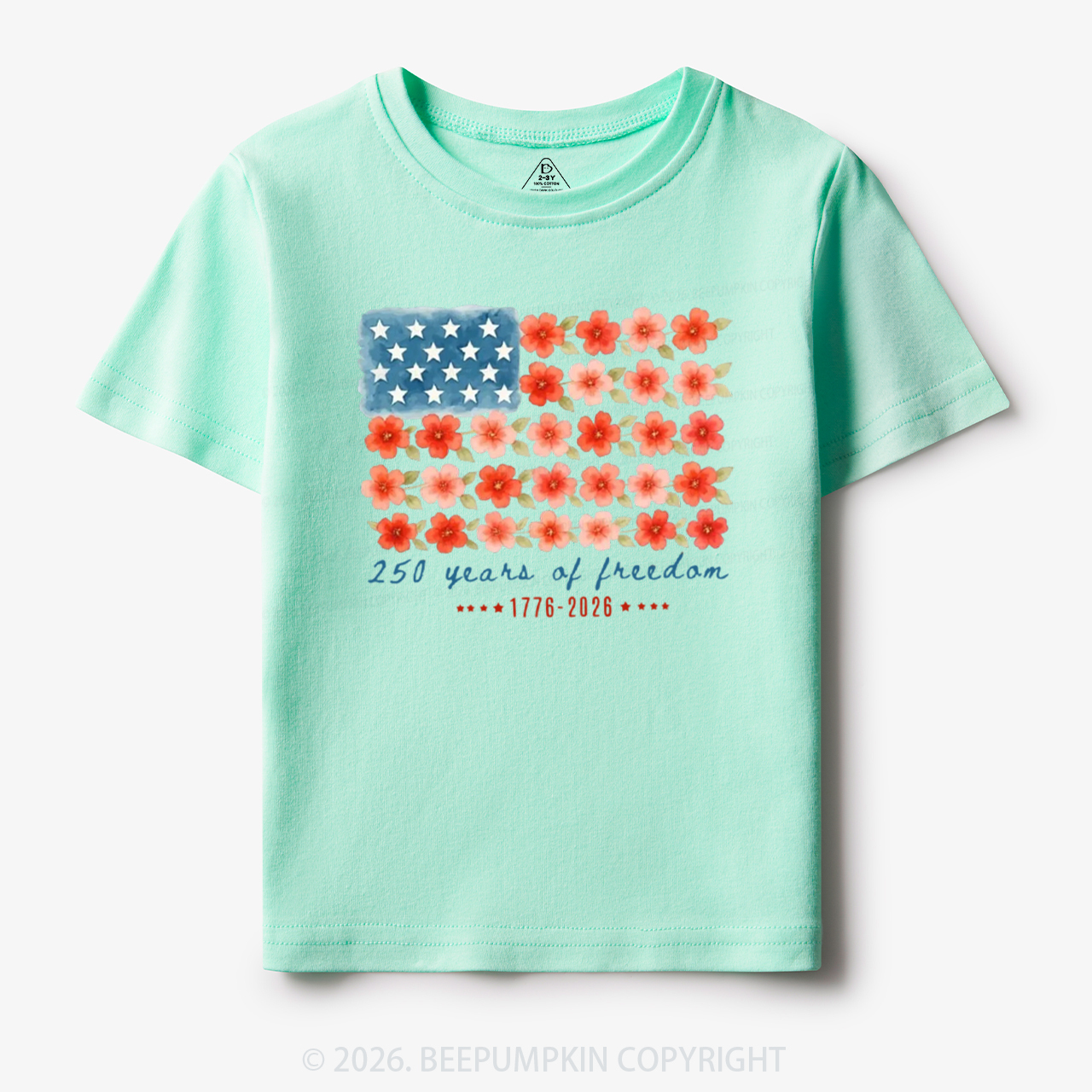 America 250th Anniversary 1776–2026 Toddler&Kid's Tees