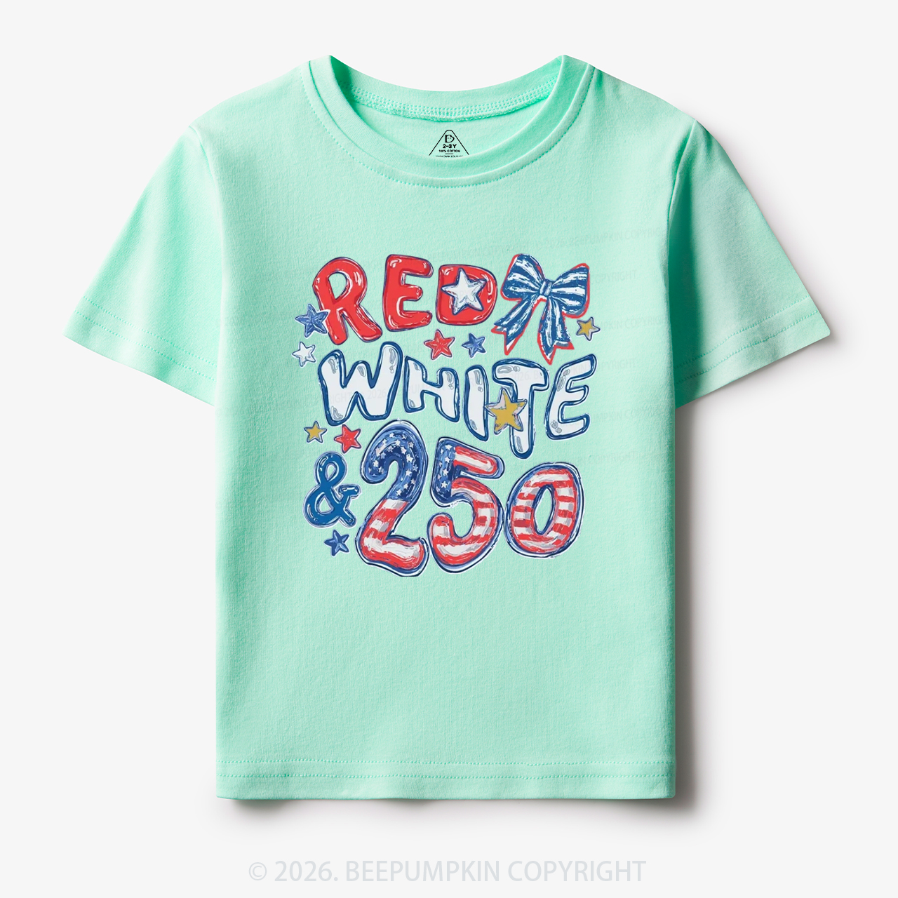 Red White & 250 Anniversary Toddler&Kid's Tees