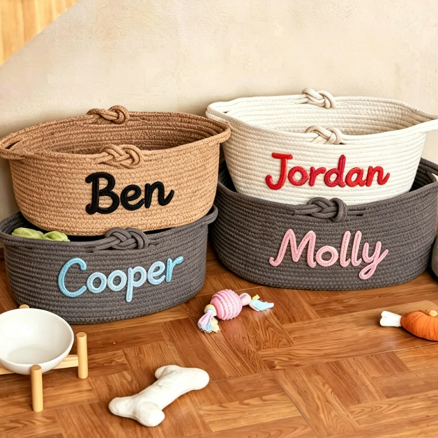 Personalized Name Storage Basket Gift