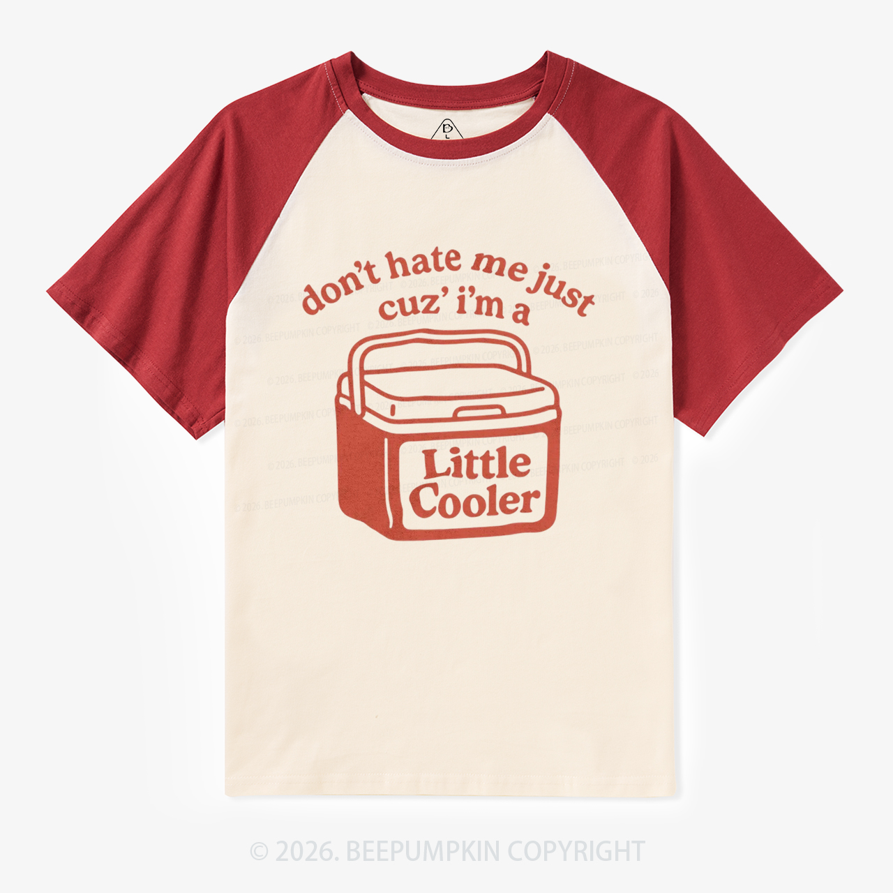 Don't Hate Me Cuz I'm A Little Cooler Vintage Raglan T-shirt