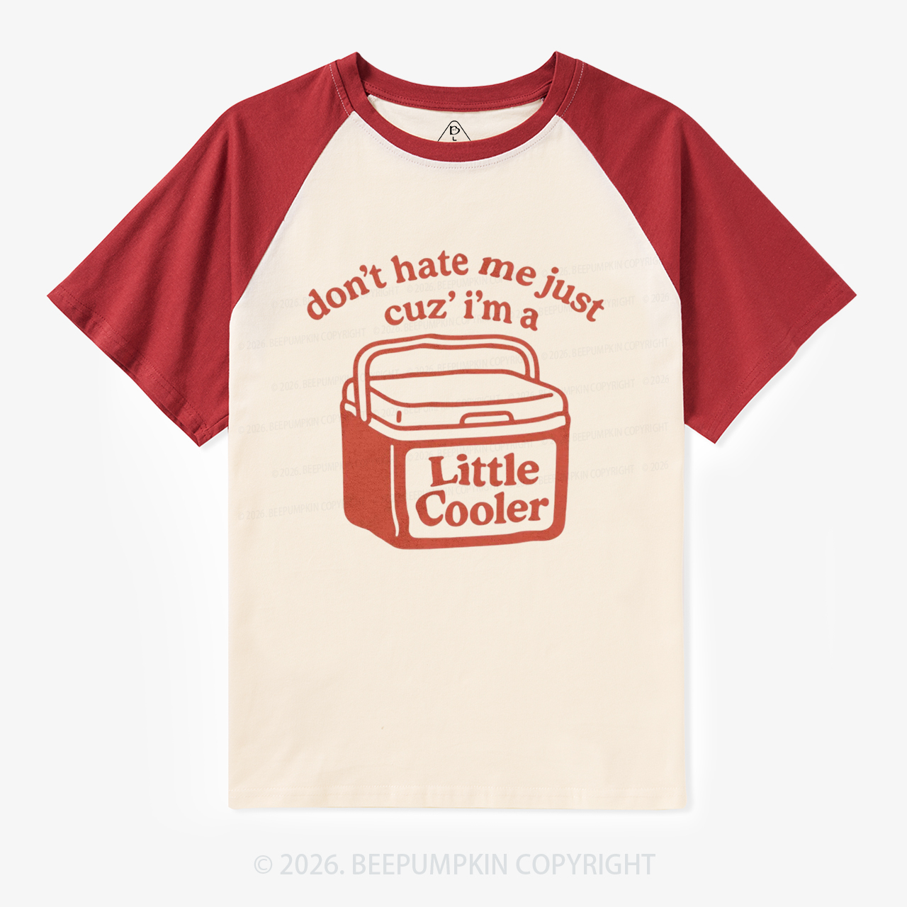Don't Hate Me Cuz I'm A Little Cooler Vintage Raglan T-shirt