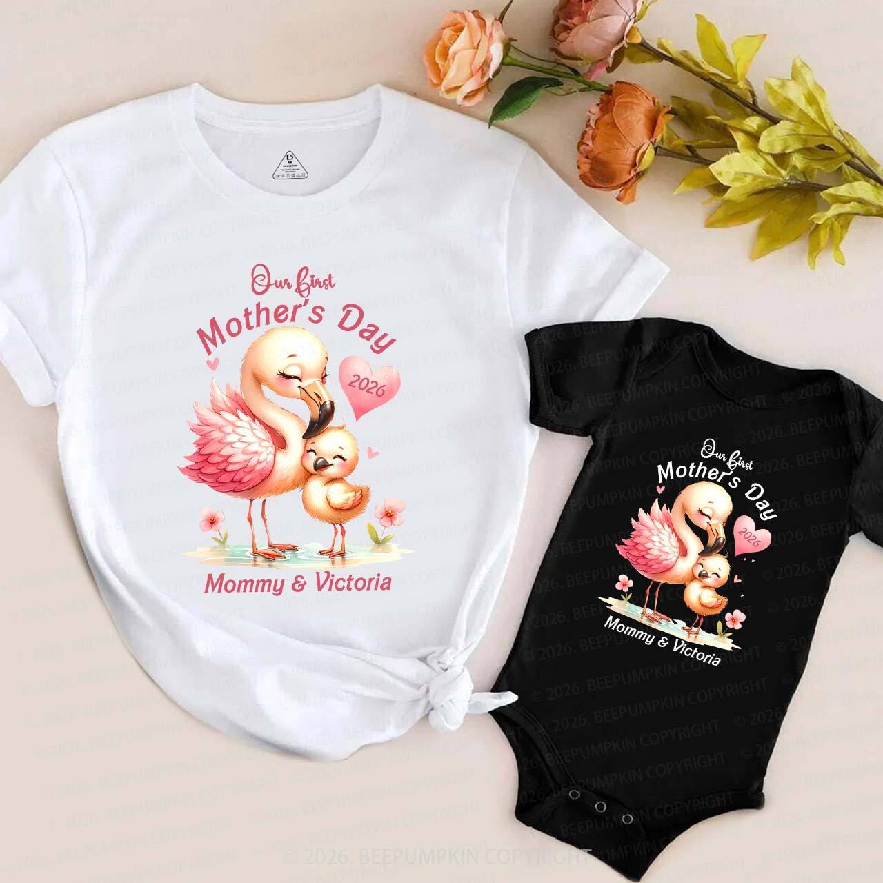 Personalized Our First Mother's Day Matching Tees