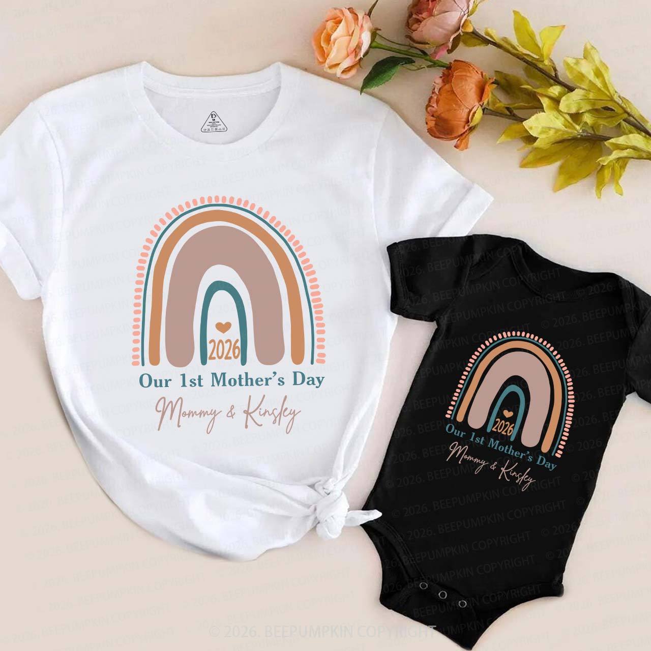 Rainbow Mother's Day Mom&Me Matching Tees