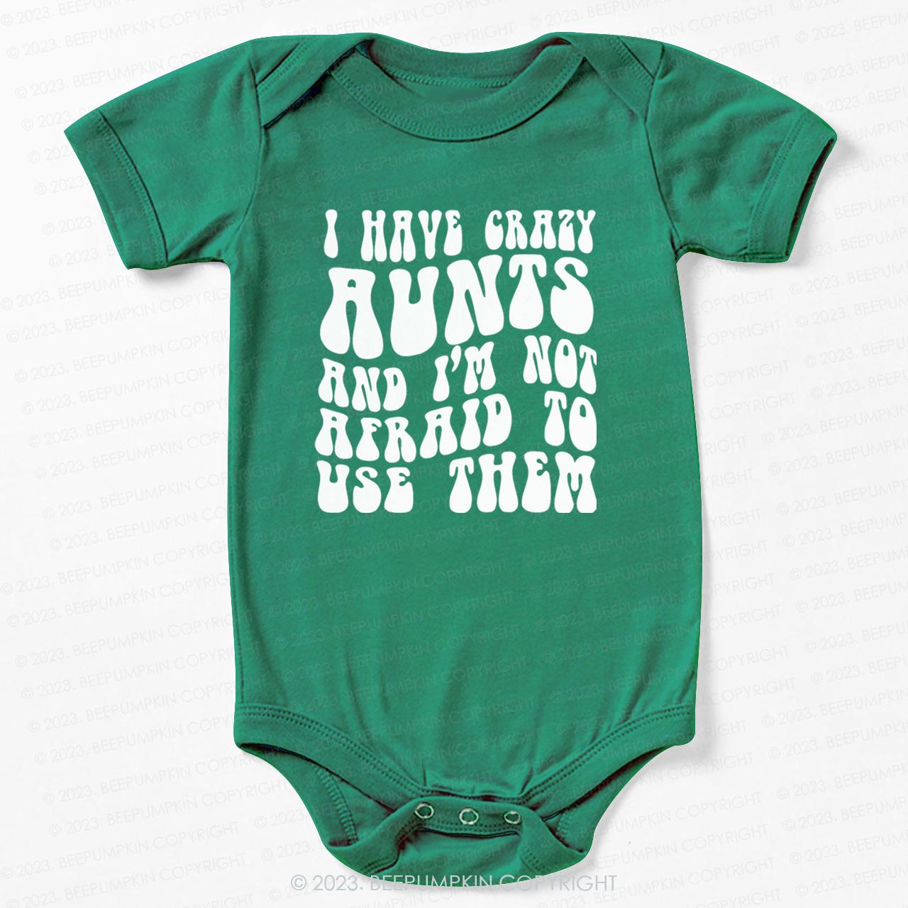 I Have Crazy Aunts and I'm Not Afraid To Use Them Bodysuit For Baby