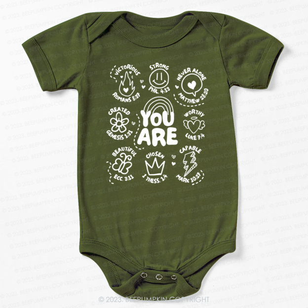 God Says You Are Kids Bodysuit For Baby